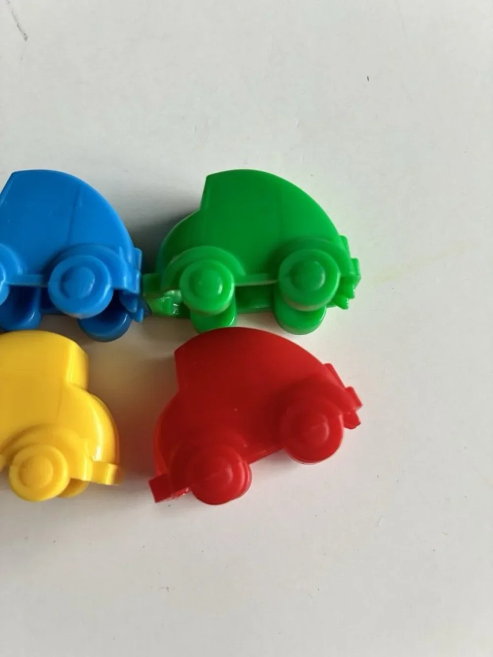Monopoly Junior Amusement Park 4 Car Movers Replacement Pieces 1996 Complete Set